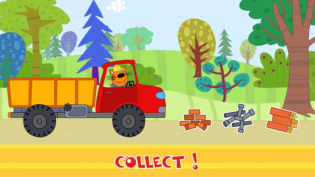 Kid-E-Cats Cars, Build a house  [МОД Unlocked] Screenshot 4