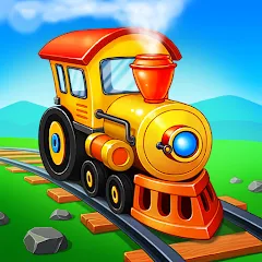 Взломанная Train Games for Kids: station  [МОД Много монет] - полная версия apk на Андроид