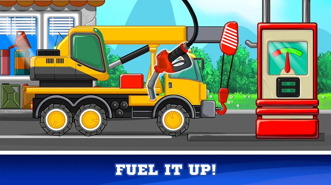 Kids Cars Games build a truck  [МОД Меню] Screenshot 4