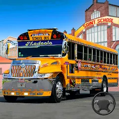 Взломанная School Bus Transport Simulator (Школьный Автобусный Транспортный Симулятор)  [МОД Бесконечные деньги] - стабильная версия apk на Андроид