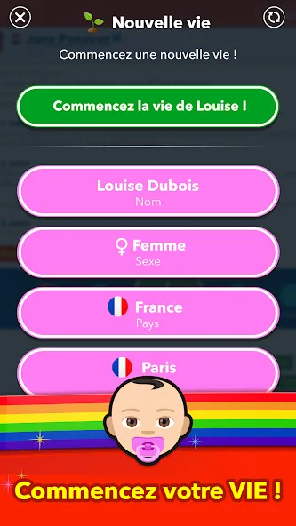 BitLife Français  [МОД Меню] Screenshot 1