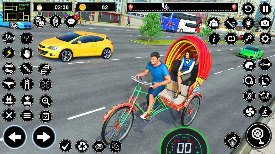 BMX Cycle Games 3D Cycle Race (игры на велосипеде 3D гонка)  [МОД Unlimited Money] Screenshot 3