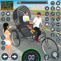 Скачать взломанную BMX Cycle Games 3D Cycle Race (игры на велосипеде 3D гонка)  [МОД Unlimited Money] - стабильная версия apk на Андроид