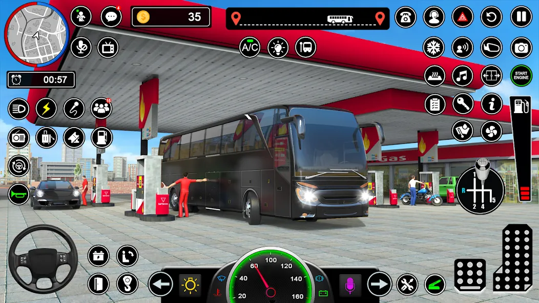 Bus Simulator - Driving Games  [МОД Много монет] Screenshot 5