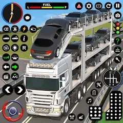 Взломанная Car Transport - Truck Games 3D  [МОД Mega Pack] - последняя версия apk на Андроид