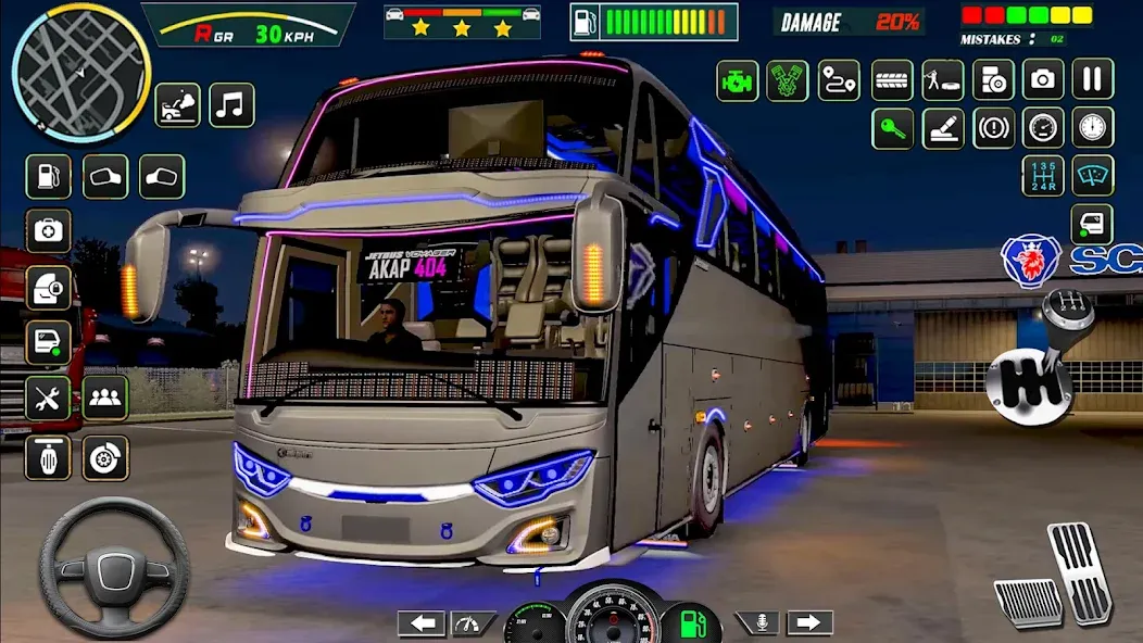 Public Coach Bus Driving Game (Паблик Коуч Бас Драйвинг Гейм)  [МОД Unlimited Money] Screenshot 1