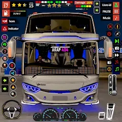 Скачать взлом Public Coach Bus Driving Game (Паблик Коуч Бас Драйвинг Гейм)  [МОД Unlimited Money] - полная версия apk на Андроид