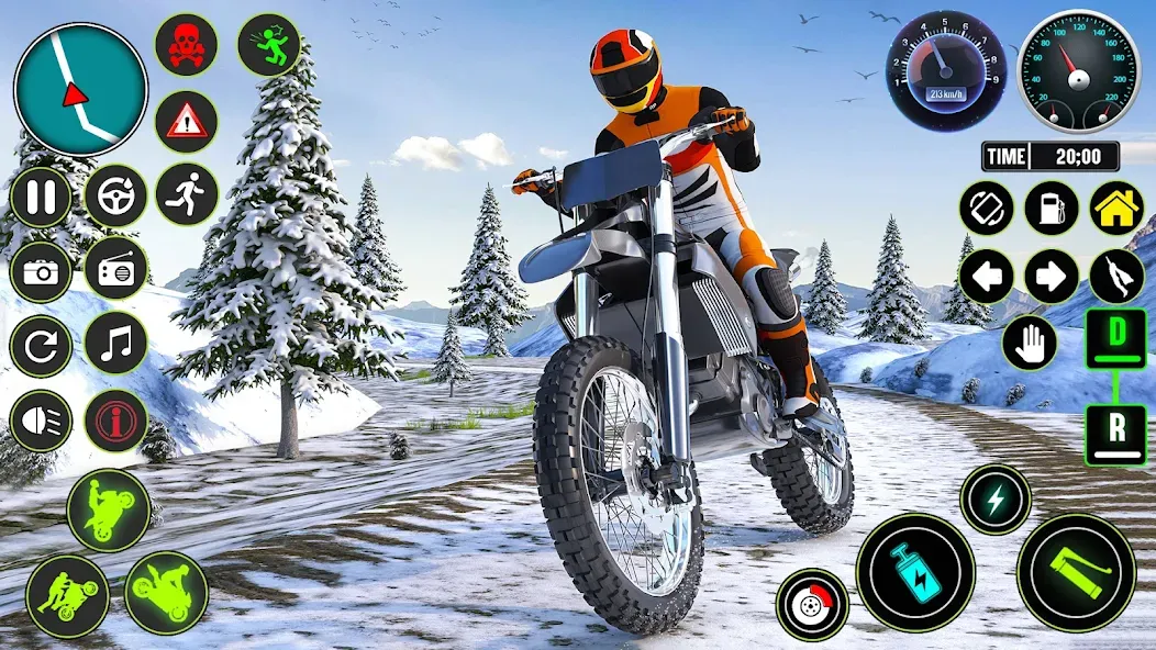 GT Bike Racing Game Moto Stunt (ДжиТи Байк Рейсинг Гейм Мото Стант)  [МОД Mega Pack] Screenshot 3