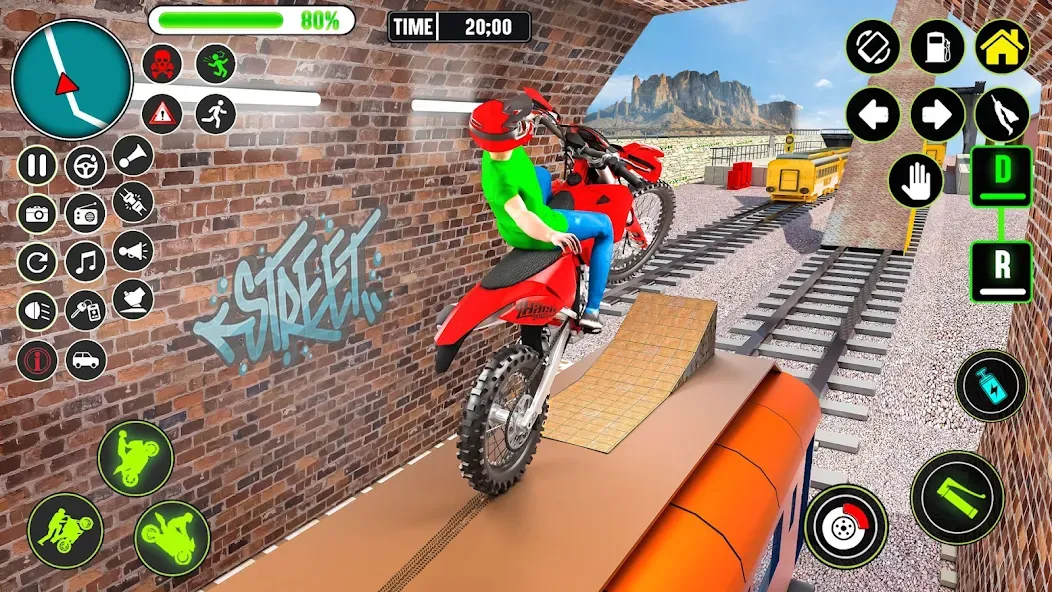 GT Bike Racing Game Moto Stunt (ДжиТи Байк Рейсинг Гейм Мото Стант)  [МОД Mega Pack] Screenshot 5