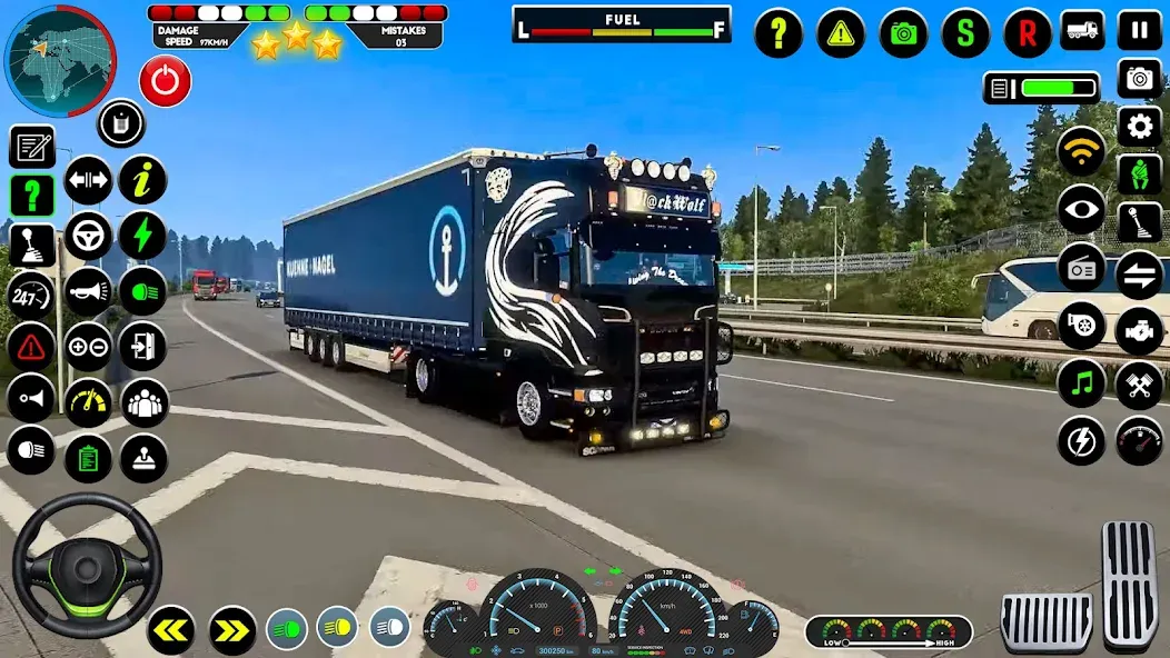 Truck Driving Euro Truck Game  [МОД Много денег] Screenshot 4