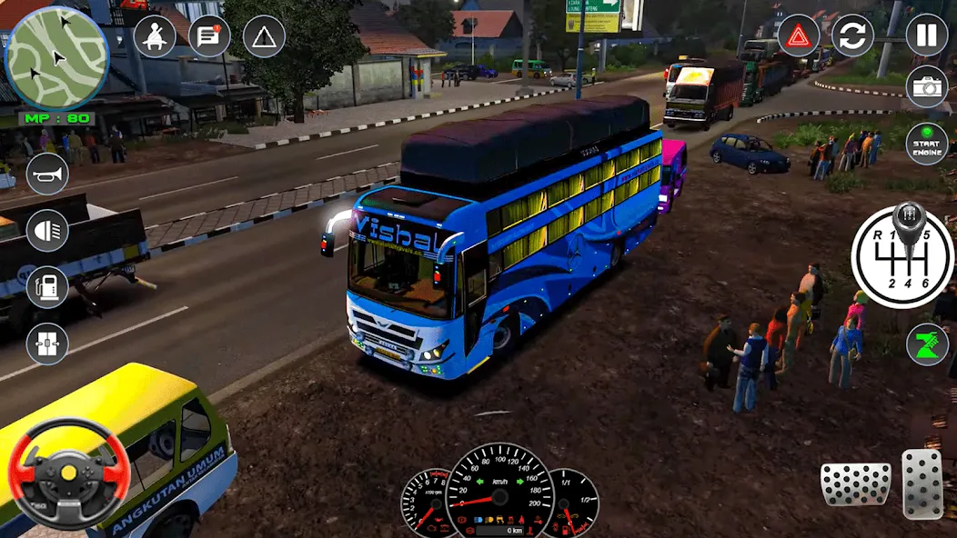 City Bus Driving: Bus Games 3D  [МОД Много денег] Screenshot 1