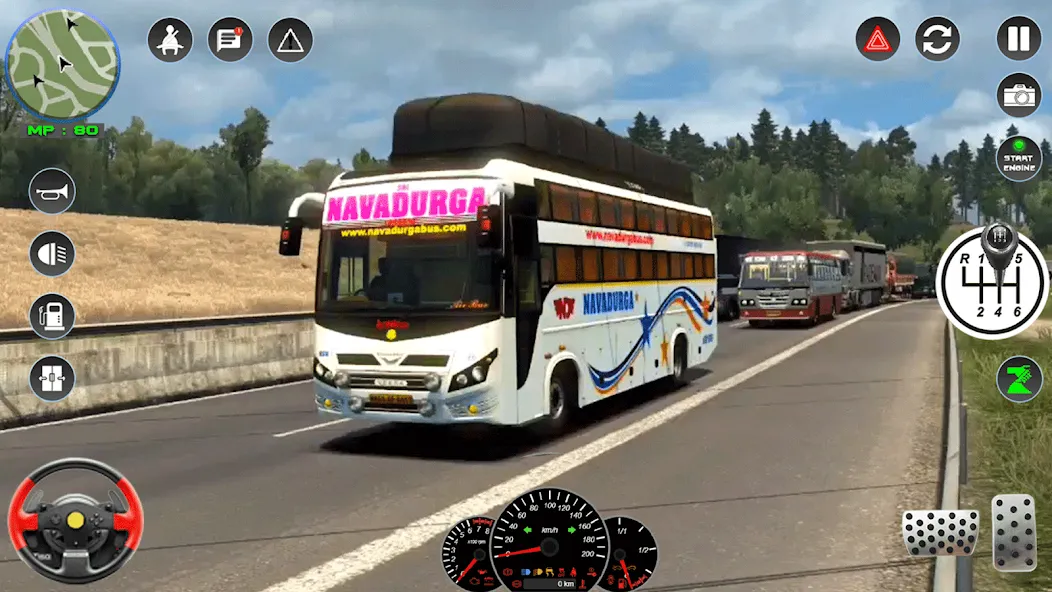 City Bus Driving: Bus Games 3D  [МОД Много денег] Screenshot 3