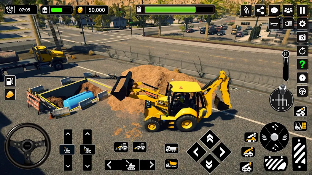 Snow Offroad Construction Game  [МОД Все открыто] Screenshot 3