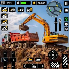 Скачать взлом Snow Offroad Construction Game  [МОД Все открыто] - стабильная версия apk на Андроид