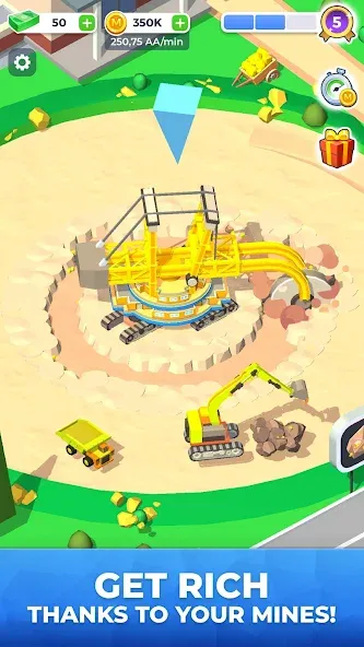 Mining Inc.  [МОД Unlimited Money] Screenshot 1