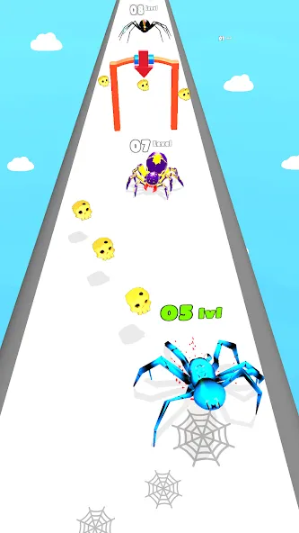 Insect Run - Spider Evolution (Инсект Эволюшн Ран)  [МОД Много монет] Screenshot 3