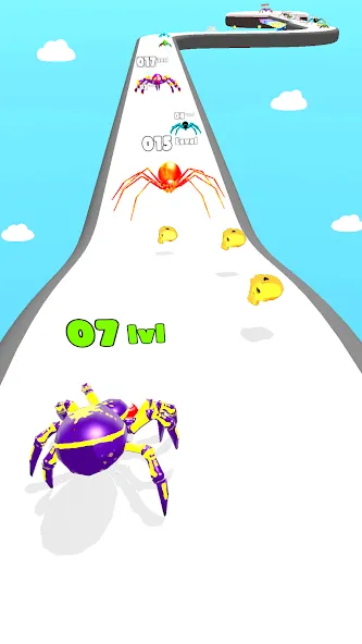 Insect Run - Spider Evolution (Инсект Эволюшн Ран)  [МОД Много монет] Screenshot 4