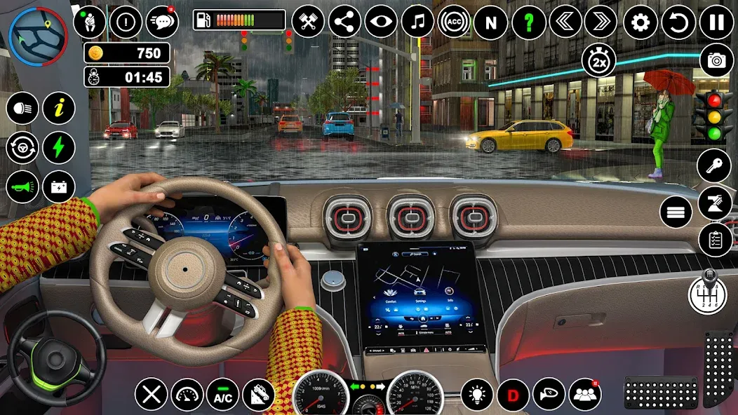 Russian Taxi Driving Simulator  [МОД Много монет] Screenshot 1