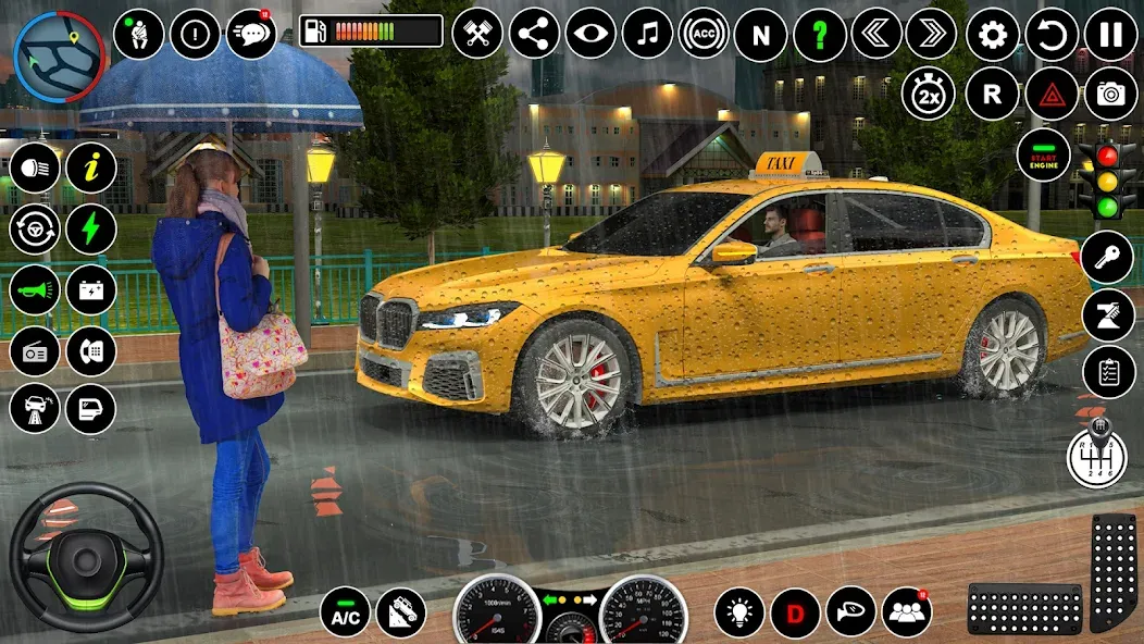 Russian Taxi Driving Simulator  [МОД Много монет] Screenshot 3