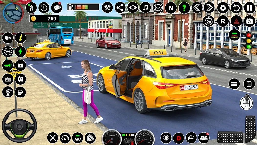 Russian Taxi Driving Simulator  [МОД Много монет] Screenshot 4