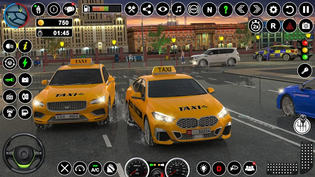 Russian Taxi Driving Simulator  [МОД Много монет] Screenshot 5