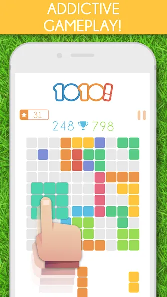 1010! Block Puzzle Game  [МОД Unlocked] Screenshot 1