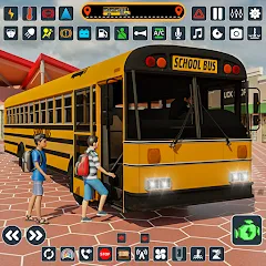 Взлом School Bus 3d : City Bus Games (Школьный автобус симулятор игры на автобусе)  [МОД Меню] - стабильная версия apk на Андроид