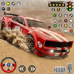 Скачать взлом Real Rally Drift & Rally Race (Риал Ралли)  [МОД Mega Pack] - стабильная версия apk на Андроид