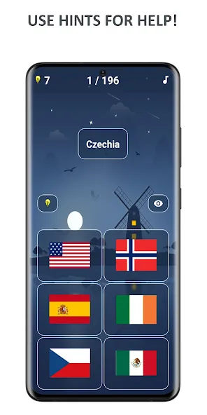 Flags of World Countries Quiz  [МОД Много денег] Screenshot 4