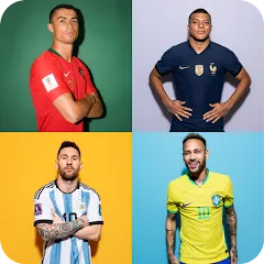 Скачать взломанную Guess The Soccer Player Quiz  [МОД Бесконечные монеты] - последняя версия apk на Андроид