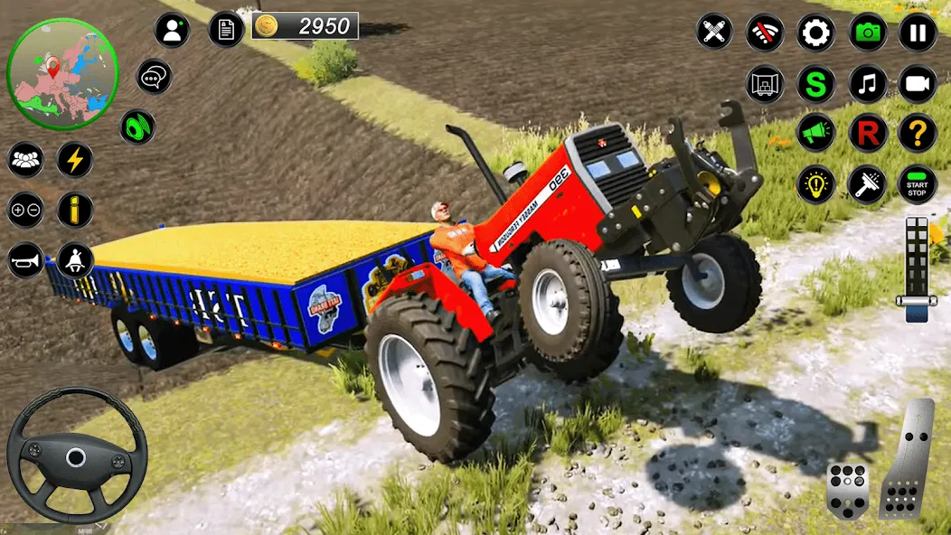 Real Farmer Tractor Drive Game (Фармер Трактор 3Д Фермерские Игры)  [МОД Mega Pack] Screenshot 2