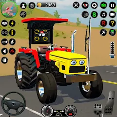 Взлом Real Farmer Tractor Drive Game (Фармер Трактор 3Д Фермерские Игры)  [МОД Mega Pack] - последняя версия apk на Андроид