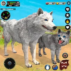 Взломанная Wild Wolf Simulator Games  [МОД Unlimited Money] - последняя версия apk на Андроид