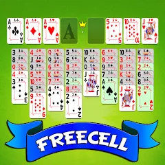 Скачать взлом FreeCell Solitaire - Card Game  [МОД Бесконечные деньги] - полная версия apk на Андроид