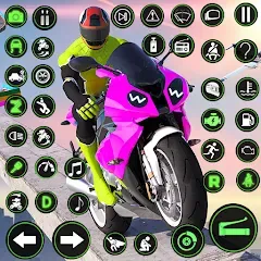 Взлом Racing Bike Stunt Games Master (Гонки на мотоциклах Мастер игр в трюки)  [МОД Много монет] - полная версия apk на Андроид