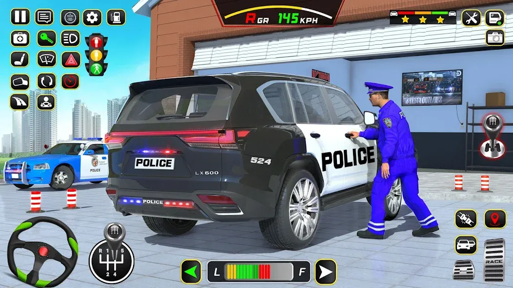 Police Car Driving School Game (Полицейская школа вождения автомобилей)  [МОД Unlimited Money] Screenshot 2