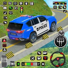 Взлом Police Car Driving School Game (Полицейская школа вождения автомобилей)  [МОД Unlimited Money] - полная версия apk на Андроид