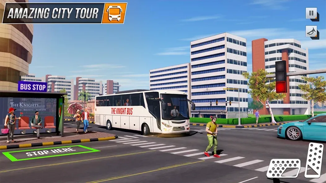 Modern Bus Simulator: Bus Game  [МОД Бесконечные монеты] Screenshot 3