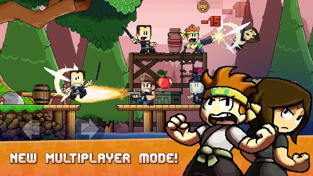 Dan the Man: Action Platformer (Дэн зе Мэн)  [МОД Много денег] Screenshot 4