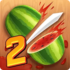 Скачать взлом Fruit Ninja 2 Fun Action Games (Фрут Ниндзя 2)  [МОД Много монет] - полная версия apk на Андроид