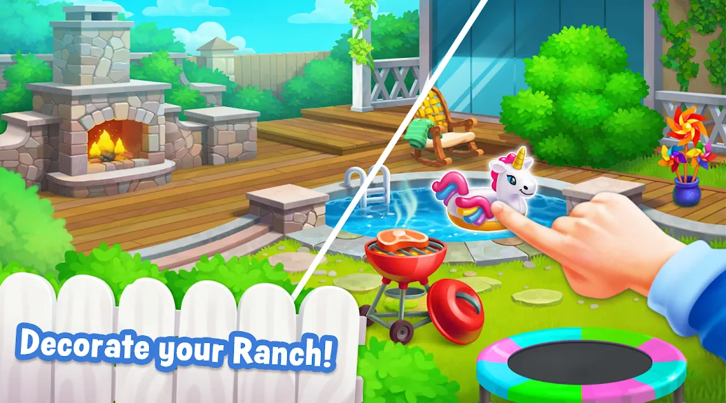 Ranch Adventures: Amazing Matc  [МОД Unlimited Money] Screenshot 1