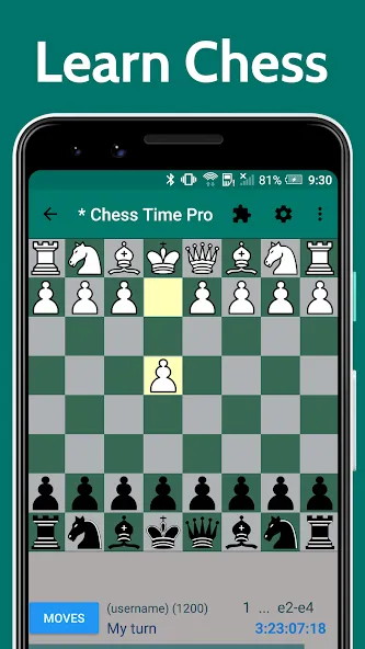 Chess Time - Multiplayer Chess (Чесс Тайм)  [МОД Unlimited Money] Screenshot 1