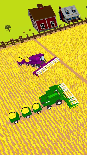 Harvest.io – 3D Farming Arcade  [МОД Много денег] Screenshot 1