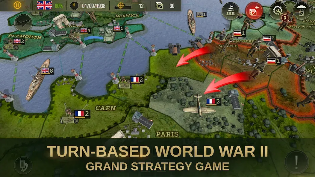 Strategy&Tactics 2: WWII  [МОД Unlimited Money] Screenshot 1