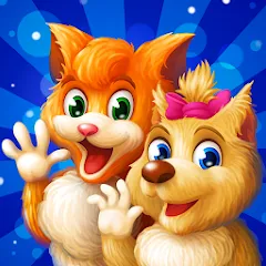 Скачать взлом Cat & Dog Story Adventure Game  [МОД Бесконечные монеты] - полная версия apk на Андроид