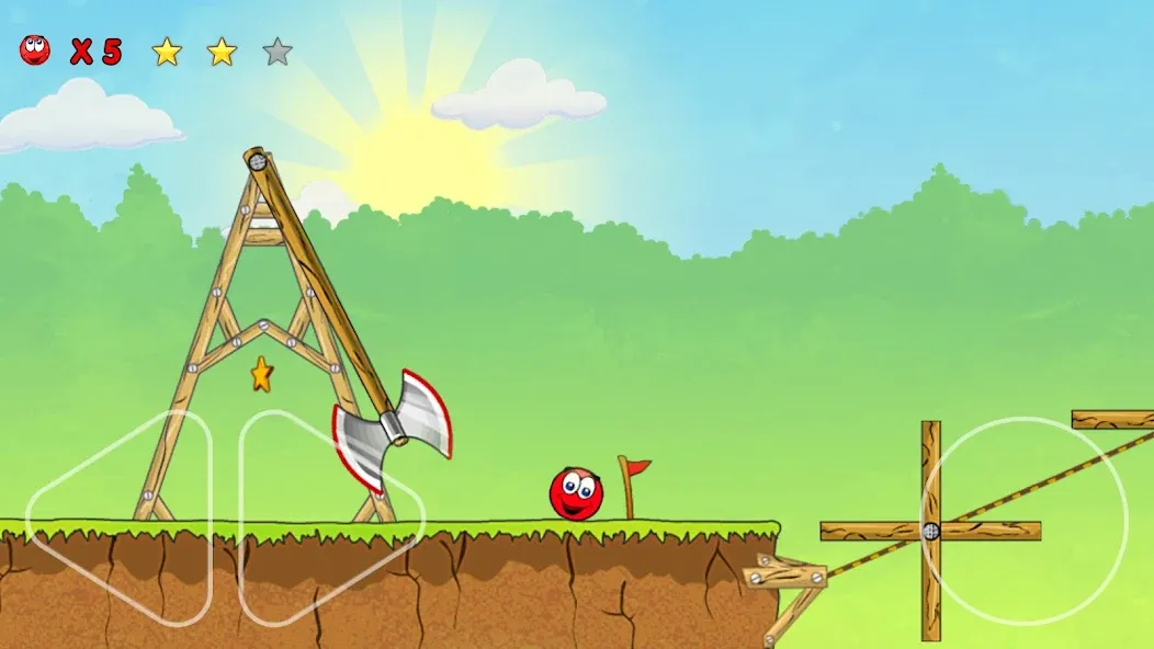 Red Ball 3: Jump for Love! Bou (Ред Болл 3)  [МОД Много монет] Screenshot 4