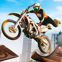 Скачать взломанную Trial Mania: Dirt Bike Games (Трайал Мания)  [МОД Меню] - полная версия apk на Андроид