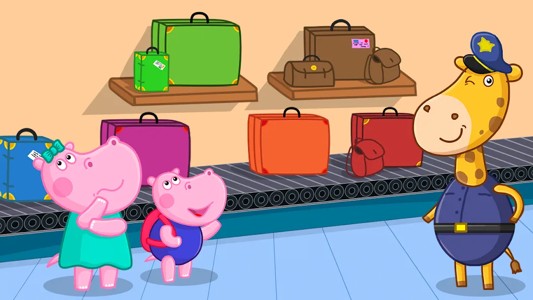 Hippo: Airport Profession Game  [МОД Mega Pack] Screenshot 2