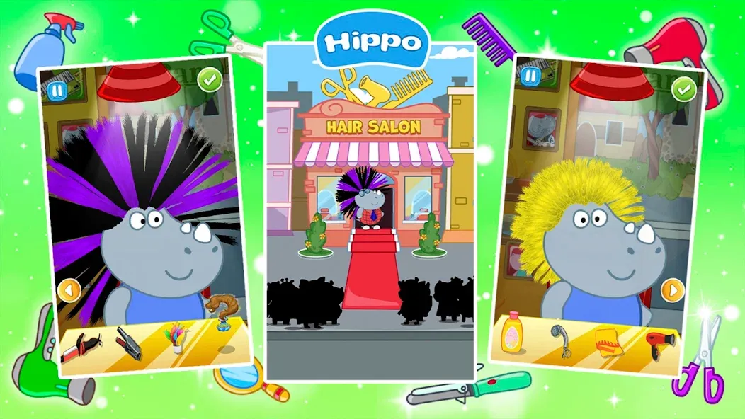 Hair Salon: Fashion Games  [МОД Menu] Screenshot 3