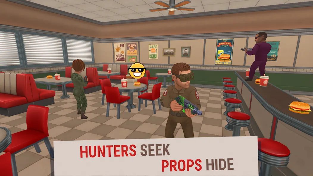 Hide Online - Hunters vs Props (Хайд Онлайн)  [МОД Много денег] Screenshot 2